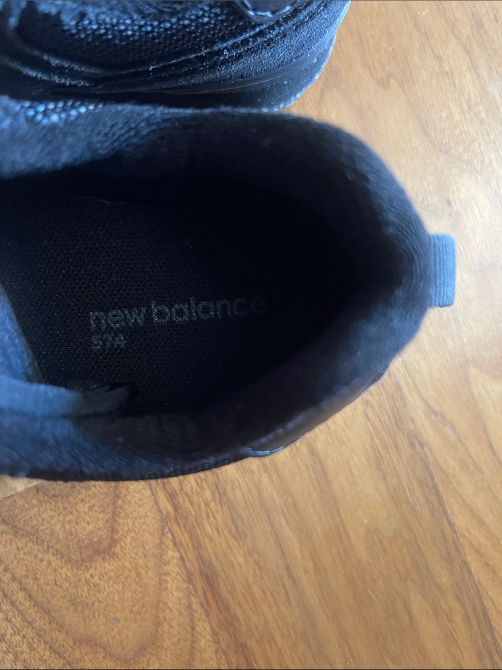 NEW New Balance Classic 574 Core Black Suede with Black Mesh - size 10 - Picture 6 of 10